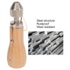 Leather Sewing Awl DIY Sewing Steel Stitching Awl with Nonslip