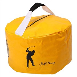 Golf Impact Bag, Golf Smash Bag Swing Training Aids Golfer Practicing Bag for Impact Golf Training(Yellow)