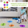 30 Round Carpet Markers, 1 Storage Bag, Classroom Floor Markers,