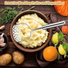 RODISHOMM Pack of 2 Potato Masher Stainless Steel, Robust and