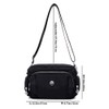 MINTEGRA Crossbody Bag for Women Waterproof Handbag Multi-Pocket Nylon Travel