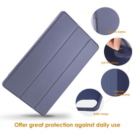 WD&CD Case Compatible with Honor Pad X9 11.5 Inch 2023 /X8 Pro 11.5 Inch 2023, Premium PU Leather Shell Cover Case, Blue