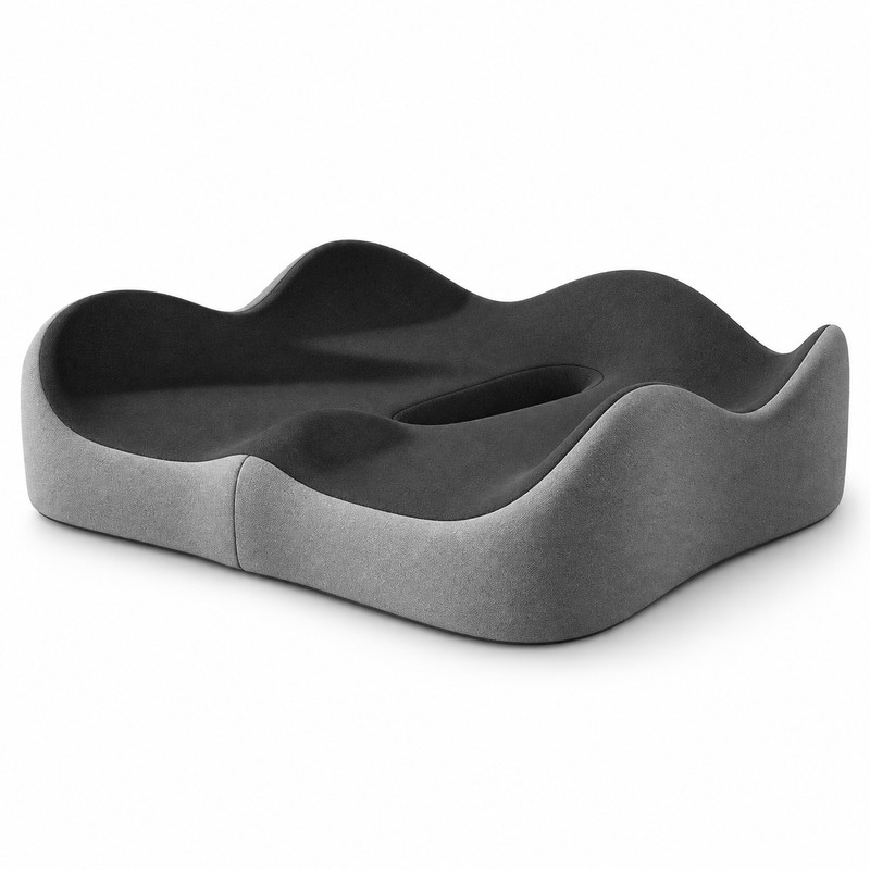Memory Foam Seat Cushion for Office & Car – Non-Slip