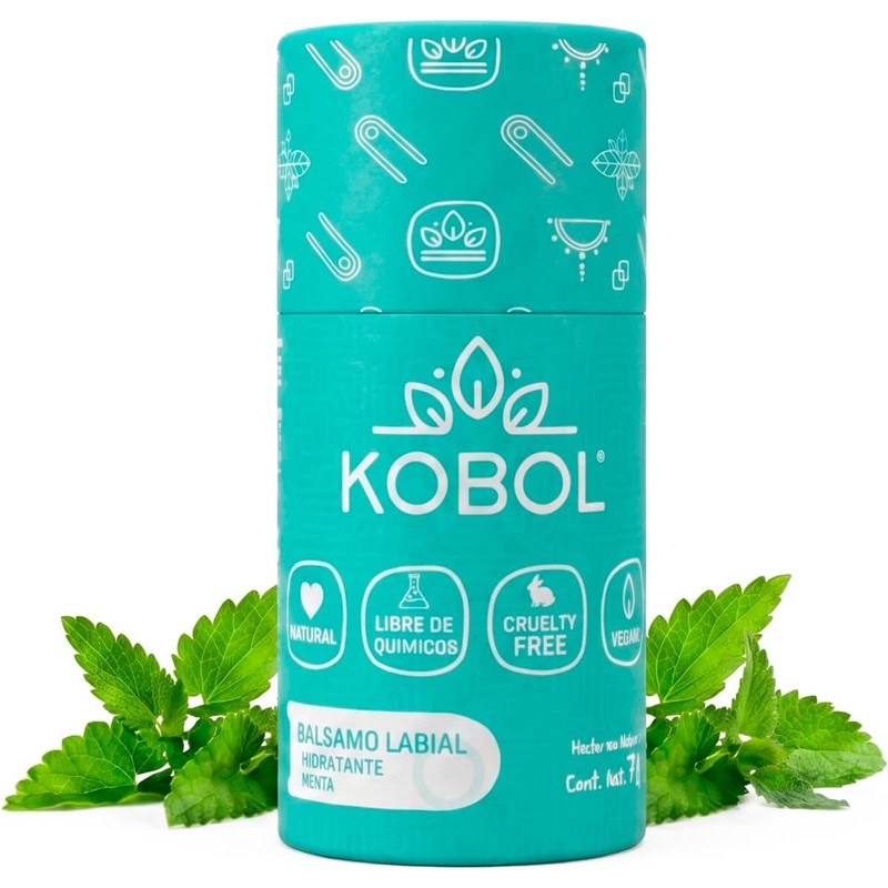 KOBOL Bálsamo Labial Cítrico Vegano Push Up Hidratación Natural