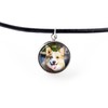 Art-Dog Art dog collar with dog photo, handmade collar with