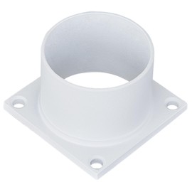 Design House 590059 Standard 3-Inch Fitter Outdoor Pier Base Round Accessory Mount for Deck Porch Patio, White