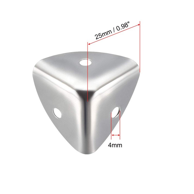 sourcing map Crate Protection Box Edge Protection Metal 25 x