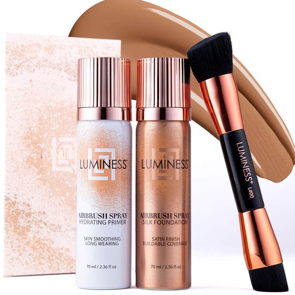 LUMINESS LUMINESS Airbrush Spray Silk Foundation Starter Kit - Light