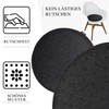 Ampara - Set of 4 Chair Cushions Round 33 cm