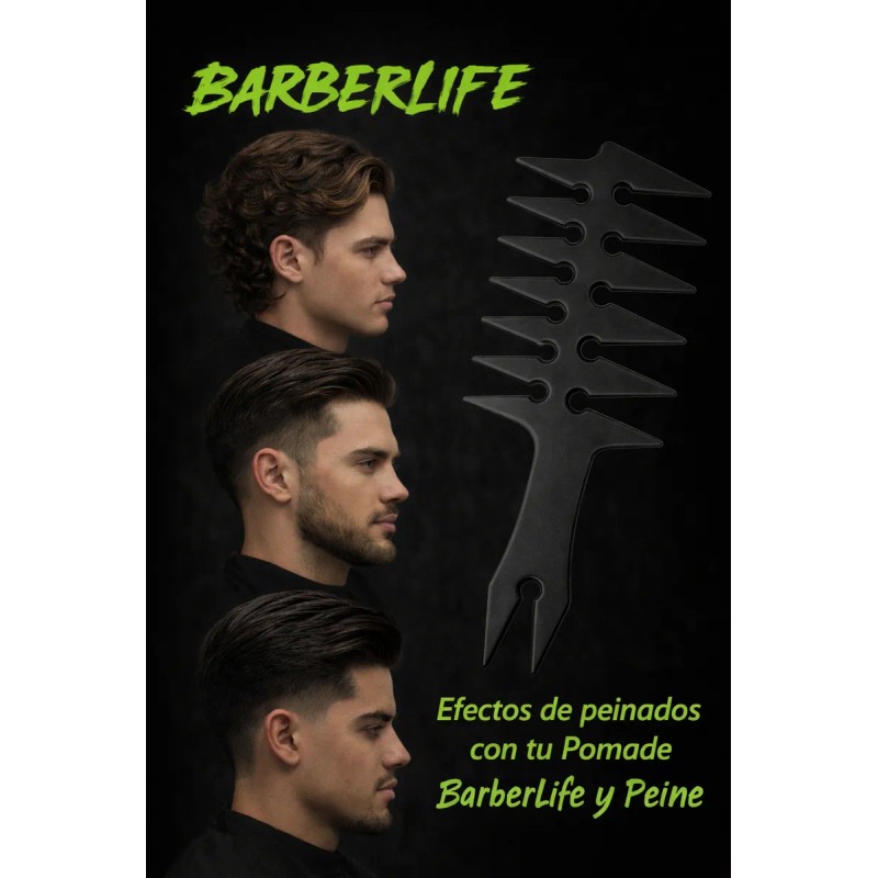 Kit Cera Mate Polvo Voluminizador Peine Textura