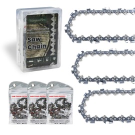 New 10 Inch Chainsaw Chain 3/8"LP Pitch .043" Gauge 40 Drive Links, 10 Inch Replacement Chain for EGO PSA1020, RYOBI P2502, Worx WG322 WG323, Makita XCU06, Milwaukee M18, BLACK+DECKER & More - R40