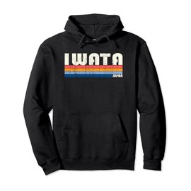 Retro Vintage 70s 80s Style Iwata, Japan Pullover Hoodie
