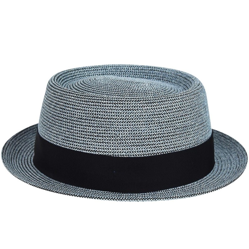 Bailey Men's Waits Pork Pie Hat, Blue Surf Multi, XXL