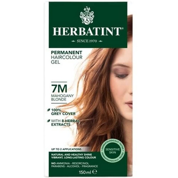 Herbatint 7M Mahogany Blonde Permanent Herbal Hair Colour Gel 135 ml
