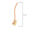 Redecker Curved Dish Brush, Strong Natural Tampico Fiber Bristles, Ergonomic