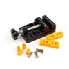 Sourcemall Flat Mini Bench Vise Tabletop Clamp Drill Press Vise