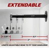 Ibera Horizontal Wall Mount Hanger, Indoor Bicycle Hook Holder Storage