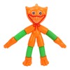 4PCS Telescopic Suction Cup Toy Cartoon Reduce Pressure Plastic Shape