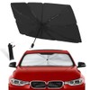 Sonnenschutz Auto Frontscheibe 140×80cm, Windschutzscheibe Sonnenschutz Faltbar, Car Umbrella Sun