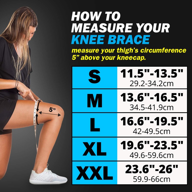 POWERLIX Knee Supporter, For Knee Dedicated Sports, Blue, S