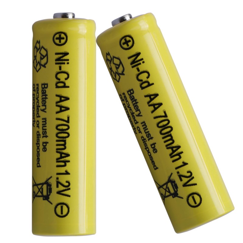 16 packs AA 700mAh 1.2V NiCd Rechargeable Batteries,Double A 1.2V