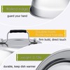 4Pack Cheese Melting Domes, Leonyo 9IN Heavy Duty Stainless Steel