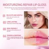 Pink Tinted Lip Plumper Serum - Natural Moisturizing Balm for