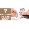 WORKPRO Folding Utility Knife Stainless Steel Head & Liner Lock