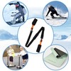 Ski Carry Strap, Skiing Skateboard Adjustable Shoulder Strap, Ski Pole