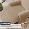 Recliner Chair Covers, 4-Piece Velvet Stretch Recliner Slipcover Single Seat