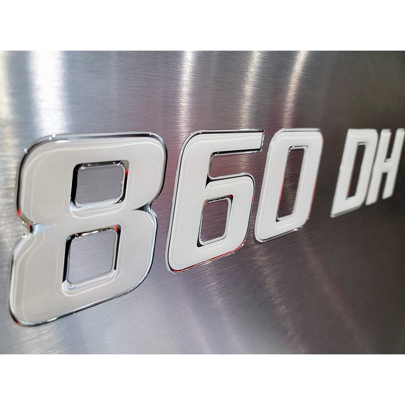 Domed 3D Boat Registration Numbers and Letters Sport Series (White