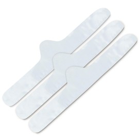 More of Me to Love Cotton and Viscose Bra Liners (3-Pack, X-Large, White) - Seamless, Tagless, Wicking