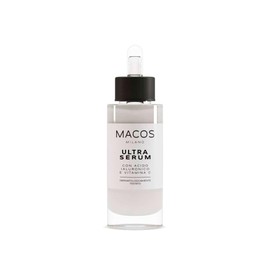 MACOS MILANO Ultra Serum 30 ml - Face Serum with Hyaluronic Acid and Vitamin C, Intense Moisturizing, Anti-Aging, Reduces Wrinkles and Spots, Lifting Effect for Glowing Skin