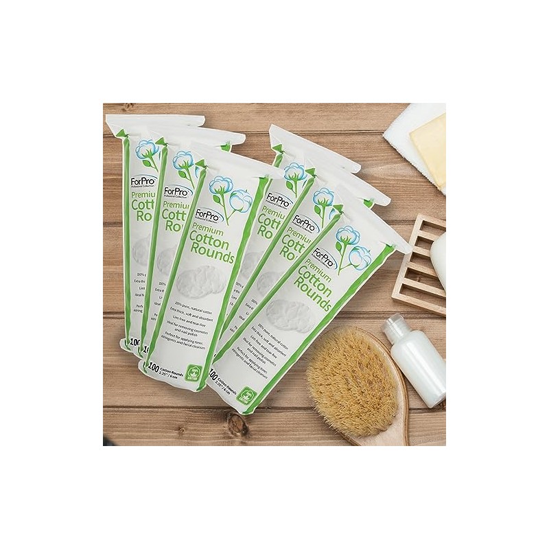 For Pro Premium Cotton Rounds, 2.25 Inch, 600 Count