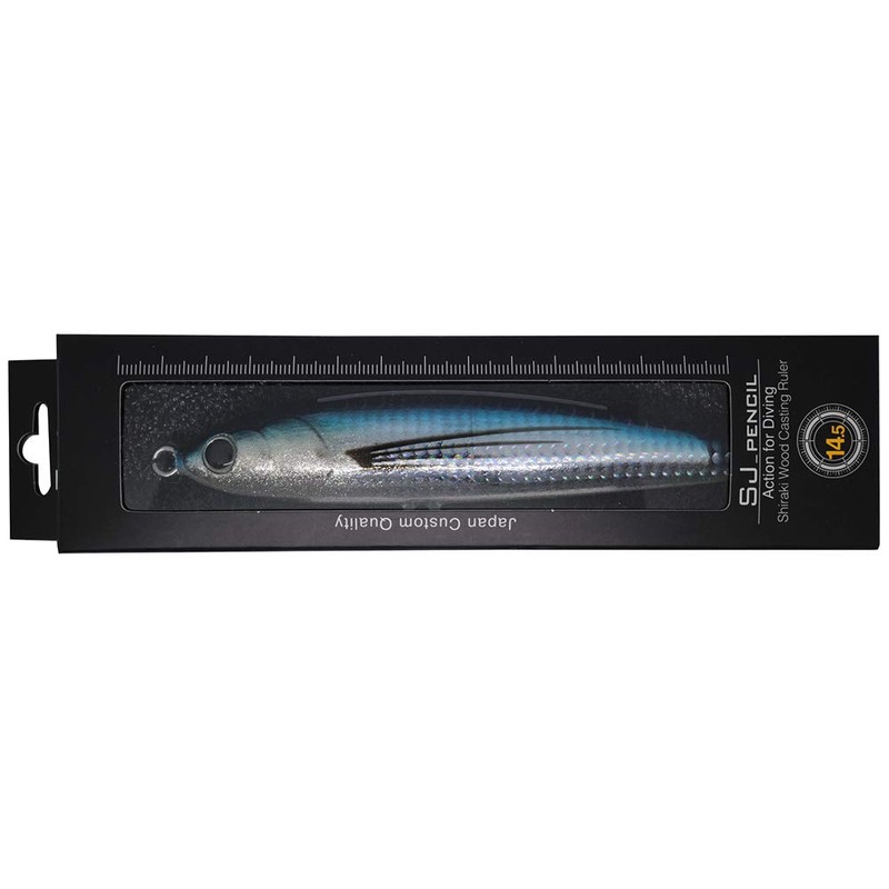 Zeak SJP006 Silver Powder Holo Biuo SJ Pencil 5.7 inches