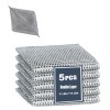 Unbranded 5x Double Layer Wire Dishwashing Rag,Microfiber Cleaning Cloth for