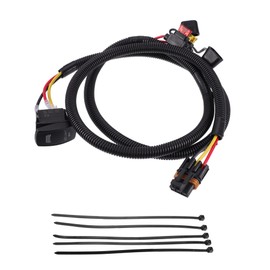 Hihaha Front/Power Busbar Plug Wire Harness Kit/with Rocker Switch for Polaris RZR PRO XP 4 2020 for Polaris General 19-22 / LED Light Bar Rocker Switch / 1 Set/Black