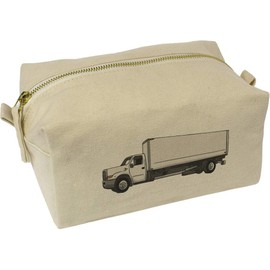 'Moving Truck' Canvas Wash Bag/Makeup Case (CS00038814)