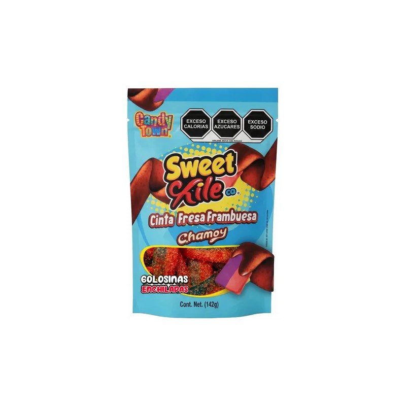 Gomitas Enchiladas Cinta Fresa Frambuesa Chamoy Sweet Chile 142g Doypack