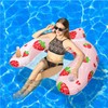 Inflatable Pool Float Chairs -Floating Pool Chair Lounge Floats for