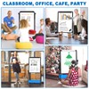 Dry Erase White Board with Stand Double Sided 28"X20" Magnetic