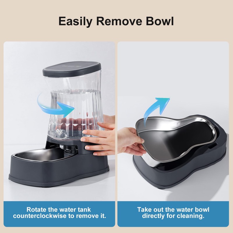 Gardner Pet Automatic Dog Water Dispenser Gravity Stainless Steel Water