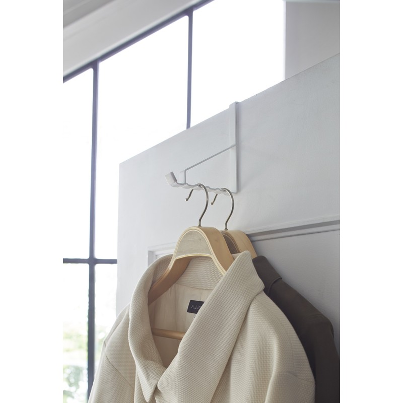 Yamazaki Industries 2762 Smart Door Hanger, 6 Tiers, White