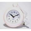 Our White Bathroom Shower Rope Clock with a Clear Easy