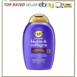 OGX Thick & Full + Biotin & Collagen Volumizing Shampoo Nutrient-Infus