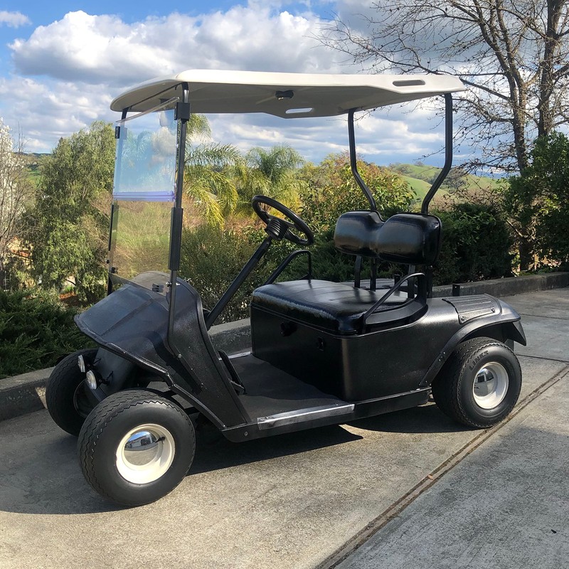 HECASA Windshield Compatible with 1994-2014 EZGO TXT & Medalist Gas