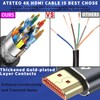 10K 8K HDMI Cable 2.1, Available 1.5FT, 3.3FT, 5FT, 6.6FT,