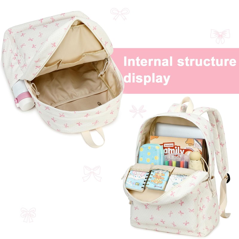 LEDAOU Backpack for Girls Teens School Bag Kids Bookbag Girls