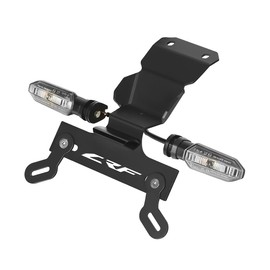 Fender Eliminator Fit for CRF300L CRF300L RALLY 2021-2025 CRF300RX CRF300RL License Plate Bracket Holder Rear Tail Tidy LED License Plate Light Indicator Turn Signal