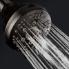 AquaDance Oil Rubbed Bronze High Pressure 6-Setting Spiral Shower Head
